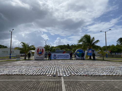 Incautada cocaína avaluada en más de 120 millones de dólares