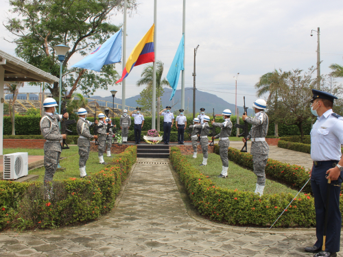 Grupo Aéreo del Casanare conmemora el Día en Memoria y Solidaridad por las Victimas del Conflicto Armado 
