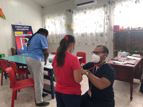 Jornada de salud a niños con discapacidades diversas en San Andrés