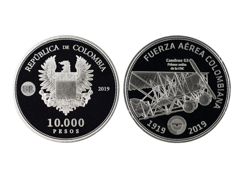 Moneda conmemorativa de los Cien (100) años de la Fuerza Aérea Colombiana