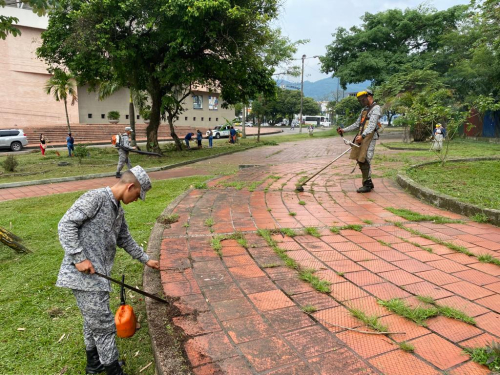 Jornada cívica en Villavicencio contó con la participación de su Fuerza Aérea