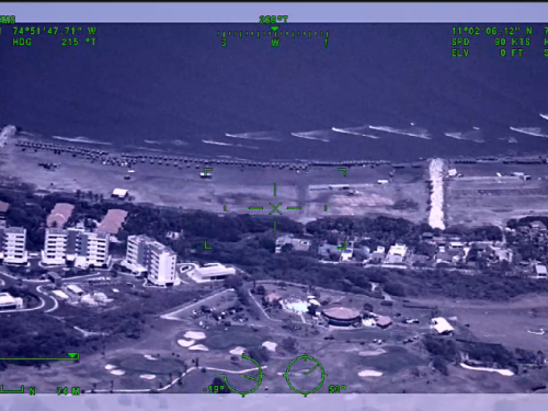 Las playas del Caribe son monitoreadas desde el aire