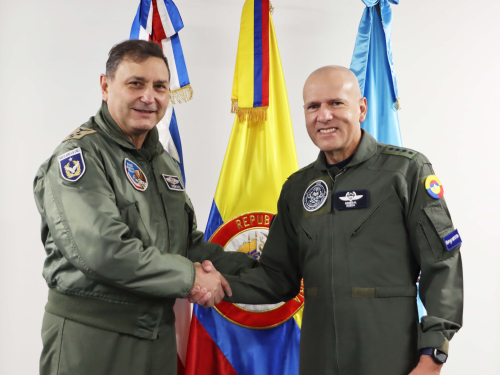 Visita geoestratégica del Señor General del Aire Comandante en Jefe de la Fuerza Aérea de Chile a Colombia 