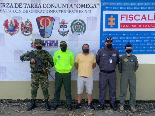 Sujeto con Circular Azul de la Interpol fue capturado en La Macarena, Meta
