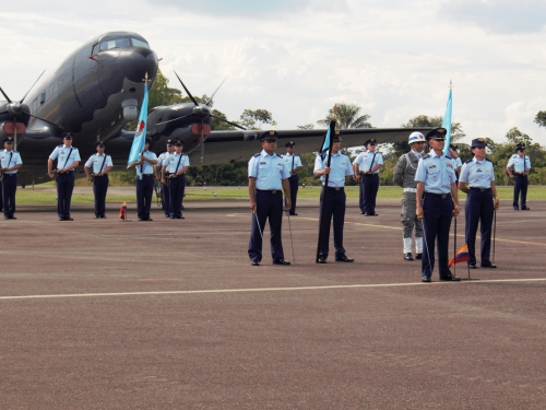 Ceremonia militar en conmemoración a los 88 años del Comando Aéreo de Combate N.6