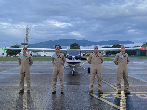 Personal de la Armada Nacional de Colombia, inicia cursos de piloto en “Escuela Internacional de Ala Fija”