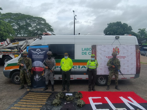 Incautación de depósito ilegal de Grupo Armado organizado en Yopal
