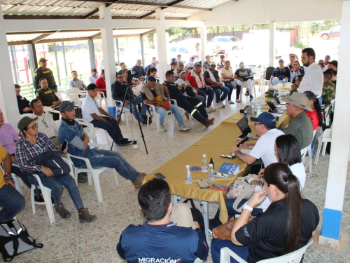 Agenda de gobierno en Puerto Gaitán, fue apoyada por su Fuerza Aérea Colombiana