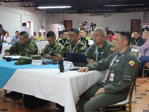 Consejo de seguridad de las principales autoridades de los departamentos de Meta y Casanare