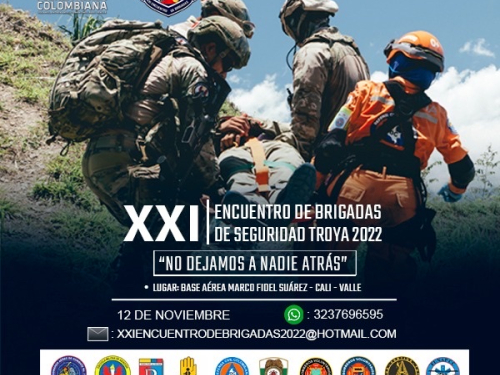 XXI Encuentro de Brigadas de Seguridad en Cali, amplía su convocatoria para realizarse el próximo 12 de noviembre 