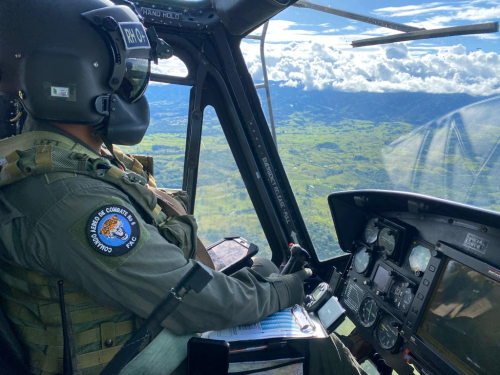 Misiones de vigilancia en el Parque Nacional Natural La Paya son realizadas por su Fuerza Aérea Colombiana 