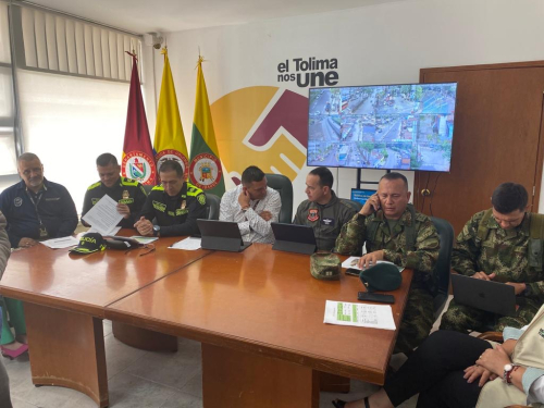 Balance anual de seguridad en el Tolima