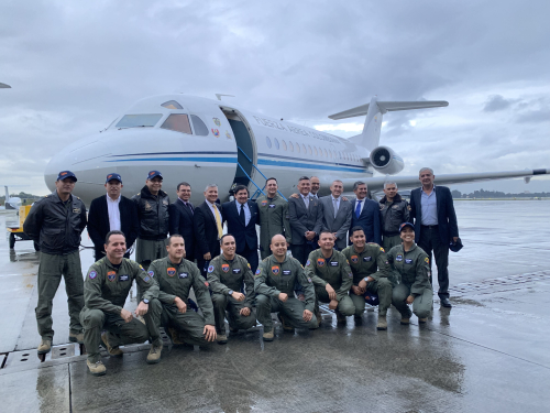 Equipo Fokker- 28 de su Fuerza Aérea Colombiana conmemoró su aniversario