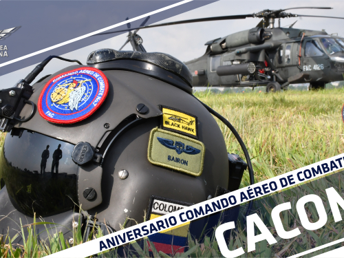 El Comando Aéreo de Combate No.7 conmemora 10 años protegiendo el suroccidente del país 