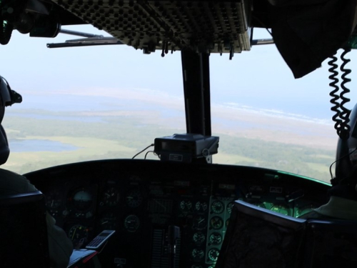 Con sobrevuelos preventivos Fuerza Aérea monitorea Parque Isla de Salamanca