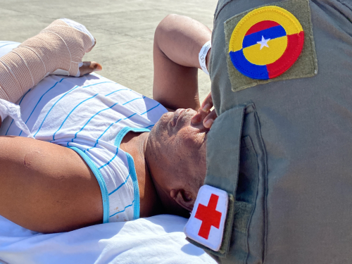 Dos nuevos traslados aeromédicos en la Isla de San Andrés realizados por su Fuerza Aérea Colombiana 