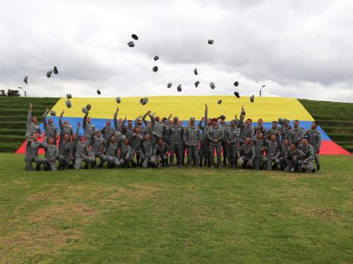 Con orgullo 45 soldados finalizan su servicio militar en el CATAM