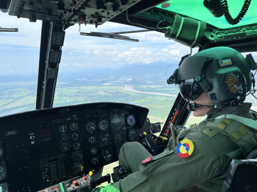 En Semana Santa, fortalecer la seguridad de los colombianos, es la premisa de su Fuerza Aérea Colombiana