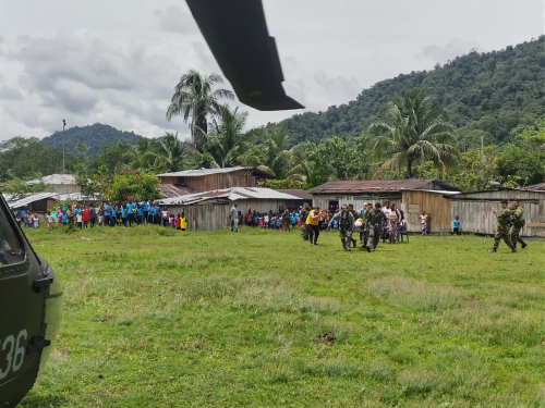 Desde Urraó, adulto mayor herido con arma blanca fue trasladado en helicóptero de la Fuerza Aérea