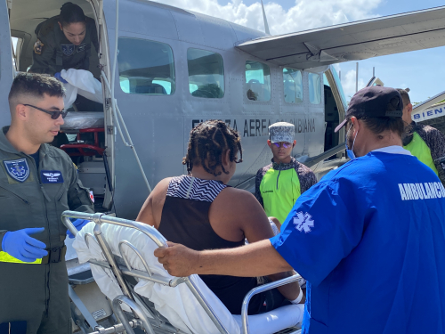Hombre de la Isla de Providencia fue trasladado en una aeronave medicalizada Caravan C208-B