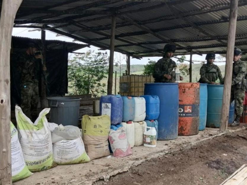 Debilitada capacidad financiera de grupo ilegal en operación de la Fuerza Pública