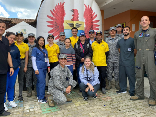 Jornada de salud y bienestar liderada por su Fuerza Aérea, benefició a comunidad de San Pedro de los Milagros