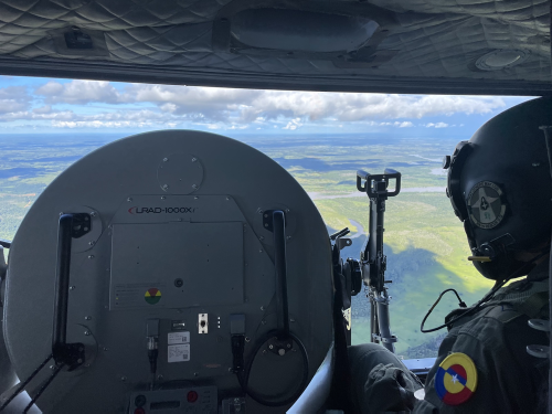 Con misiones de perifoneo aéreo, continúa la búsqueda de la aeronave desaparecida en Guaviare