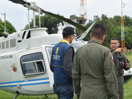 Tripulaciones de la Fuerza Aérea en alerta ante las altas temperaturas de la ciudad de Cali