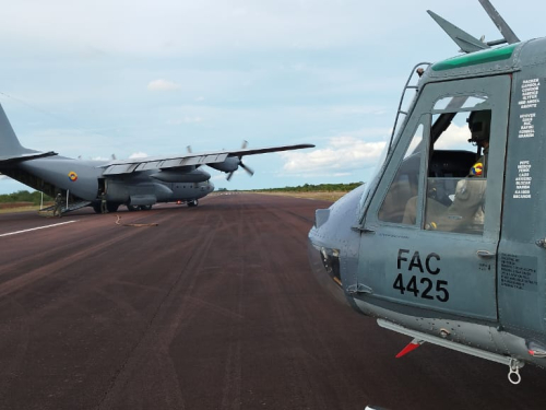 Entrenamientos fortalecen capacidades de tripulaciones de su Fuerza Aérea Colombiana