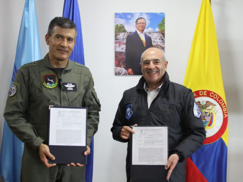 Aeronáutica Civil y FAC firman convenio Interadministrativo para fortalecer las operaciones aereas en Colombia