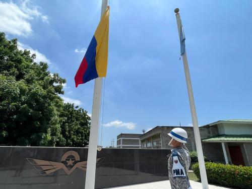 Con banderas a media asta se conmemora el “Día de los Héroes de la Nación y sus Familias”