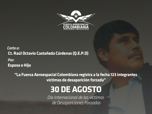 Carta al señor Capitán Raúl Octavio Castañeda Cárdenas (QEPD)