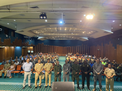 Conferencia para la Fuerza Pública en San Andrés, liderada por su Fuerza Aeroespacial