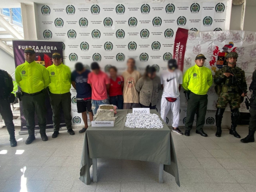 Continúan afectaciones al microtráfico en el departamento del Tolima