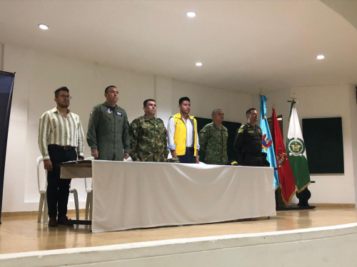 Exitosa jornada de toma de declaración, inscripción y caracterización de los miembros de la Fuerza Pública