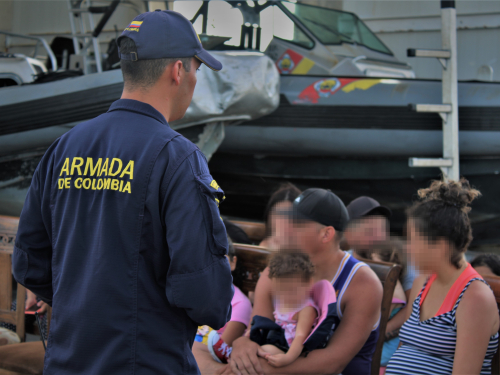 Fuerzas Militares interceptaron embarcación con 19 migrantes ilegales en San Andrés, isla