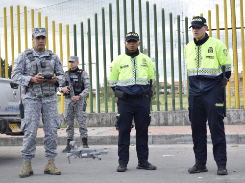 Fuerza Aeroespacial Colombiana refuerza la seguridad con el uso de drones