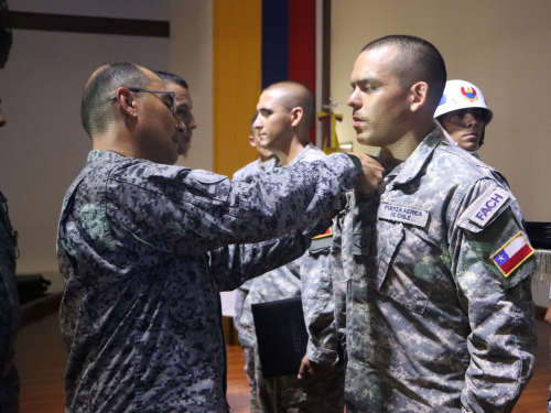 Culminó curso de Seguridad y Defensa de Bases Aéreas Halcón 48 en el Comando Aéreo de Combate No. 1