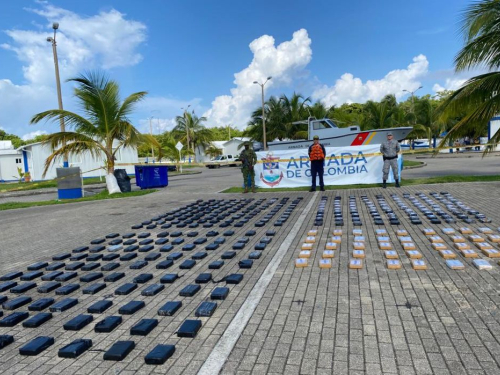 Fuerzas Militares incautan cocaína avaluada en más de 11 millones de dólares en San Andrés, Isla