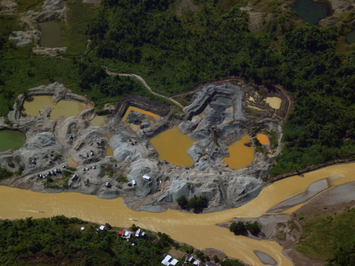 Desmantelada zona de extracción de yacimientos mineros en el Cauca
