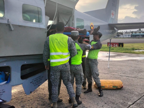 Habitante de Providencia fue trasladado en aeronave Caravan de su Fuerza Aeroespacial