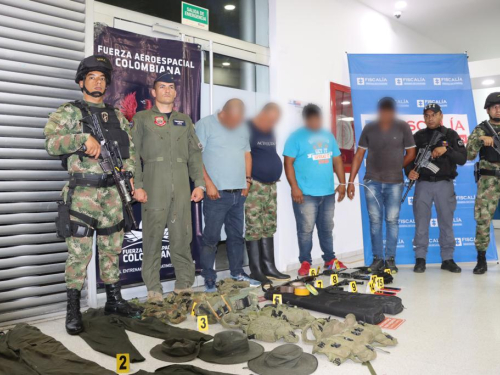 Operación en contra del narcotráfico en el centro del Tolima, deja como resultado cinco capturados