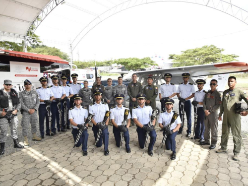 Fuerza Aeroespacial Colombiana presente en la gran Feria Nacional de Seguridad y Emprendimiento 