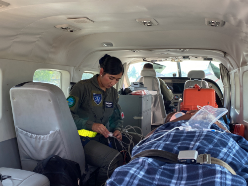 Oportuno traslado aeromédico benefició a menor de edad en el archipiélago