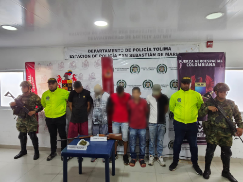 Desarticulado Grupo de Delincuencia Común Organizada “Los Cole”, en Mariquita, Tolima