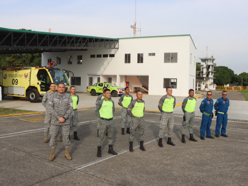 Nueva estación de Bomberos en el Comando Aéreo de Combate No. 2 