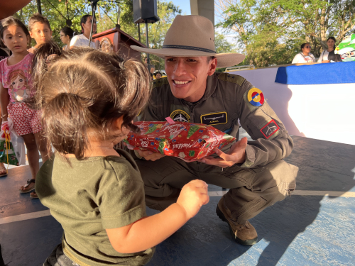 Operación Gratitud llevó alegría y diversión a los niños y niñas de Yopal