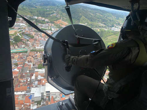 Desde las Alturas, Fuerza Aeroespacial acompaña y protege a los antioqueños en Navidad