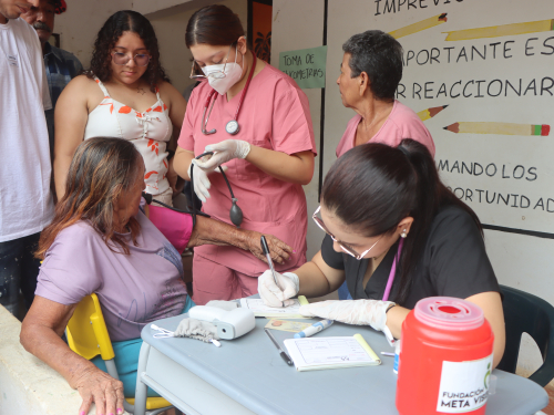 Asistencia médica para la población de la vereda Remolino en Puerto López, Meta