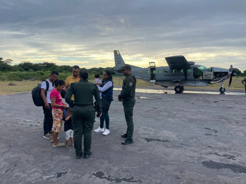 En aeronave C-208 Caravan fue trasladada menor indígena hasta Yopal, Casanare.